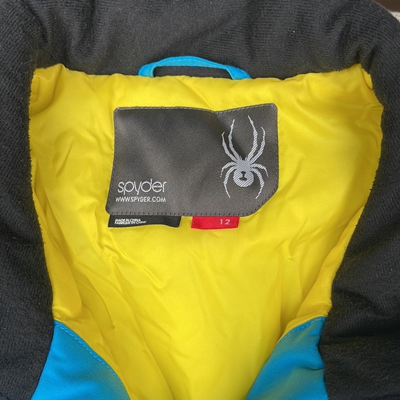 SPYDER blue ski jacket - Picture 2 of 8